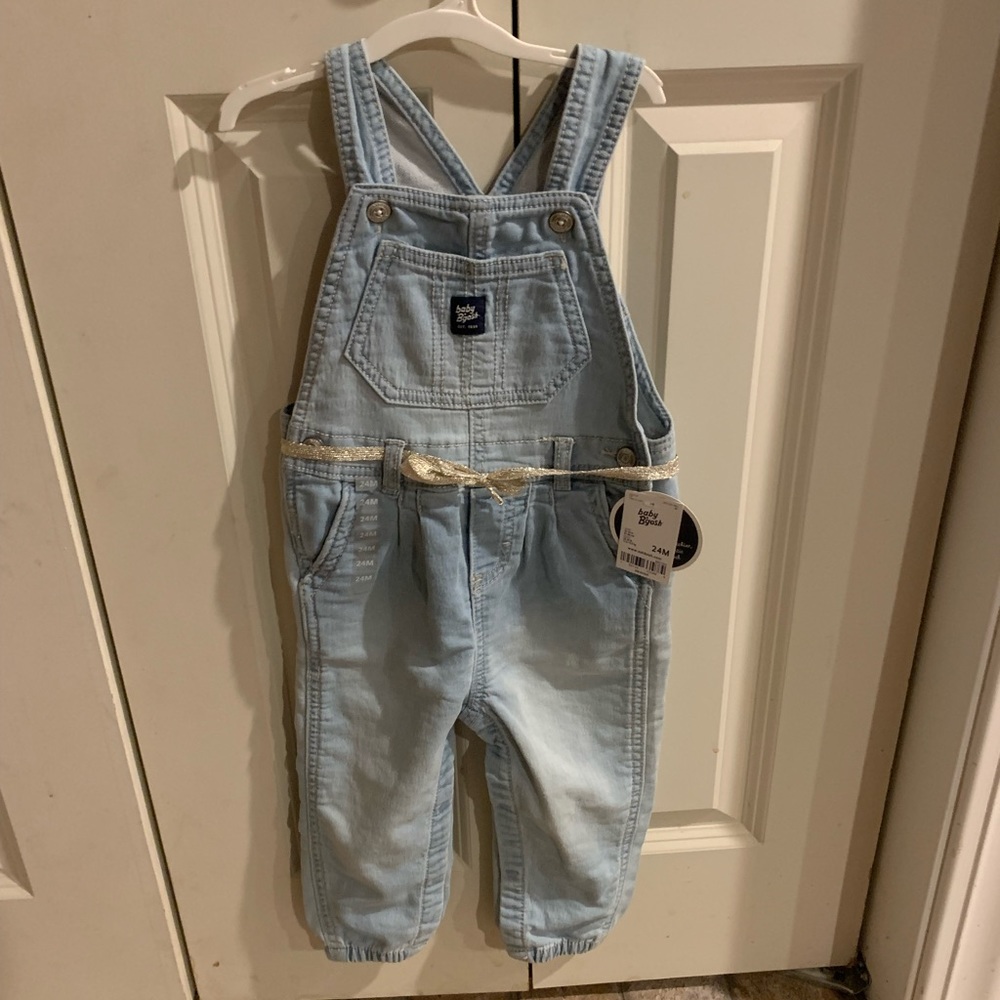 Oshkosh overalls w/ gold belt new w/ tags!